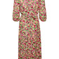 Enora Midi Dress Structured Flower