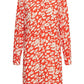 Leonardie Leopard Print Dress Pureed Pumpkin