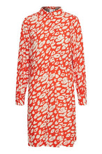 Load image into Gallery viewer, ONLINE ONLY Leonardie Leopard Print Dress Pureed Pumpkin
