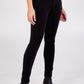 Lotte Black High Waisted Stretch Jeans Trousers