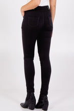 Load image into Gallery viewer, Lotte Black High Waisted Stretch Jeans Trousers