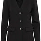 Simonse Black Blazer Coat