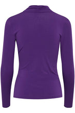 Load image into Gallery viewer, Zenty Long Sleeve Top Violet Indigo ONLINE ONLY