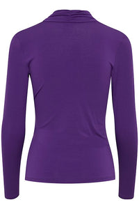 Zenty Long Sleeve Top Violet Indigo ONLINE ONLY