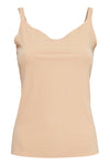 Ichi IASIV Singlet Vest Top beige
