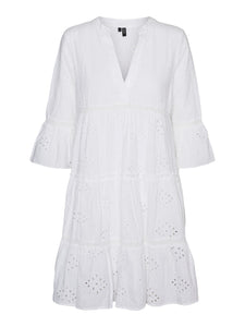 Dicthe Embroidery Tunic White