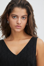 Load image into Gallery viewer, ONLINE ONLY Nelly Shimmer Vest Top Black
