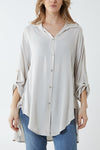 Penny Loose Fit Dip Hem Shirt