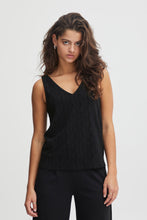 Load image into Gallery viewer, ONLINE ONLY Nelly Shimmer Vest Top Black