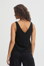 Load image into Gallery viewer, ONLINE ONLY Nelly Shimmer Vest Top Black