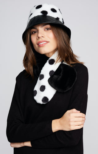 Dasha Scarf Black and White