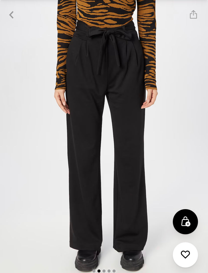 Black Erian trousers ONLINE ONLY