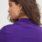 Zenty Long Sleeve Top Violet Indigo ONLINE ONLY