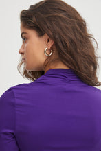Load image into Gallery viewer, Zenty Long Sleeve Top Violet Indigo ONLINE ONLY
