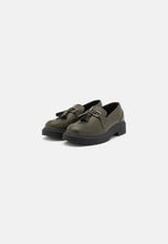 Load image into Gallery viewer, Marta flats Loafers Slip On Shoes Olive Green