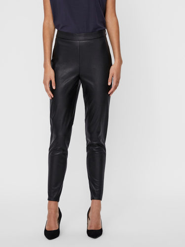 ONLINE ONLY Jan PU High Waisted Trousers