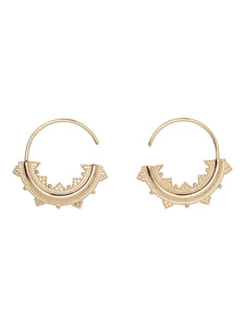 Half Star Earrings