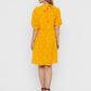 Asta Puff Sleeve Dress - Safron Yellow ONLINE ONLY