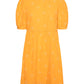 Asta Puff Sleeve Dress - Safron Yellow ONLINE ONLY