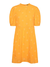 Load image into Gallery viewer, Asta Puff Sleeve Dress - Safron Yellow ONLINE ONLY