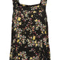 Mila Vest Top Floral Black