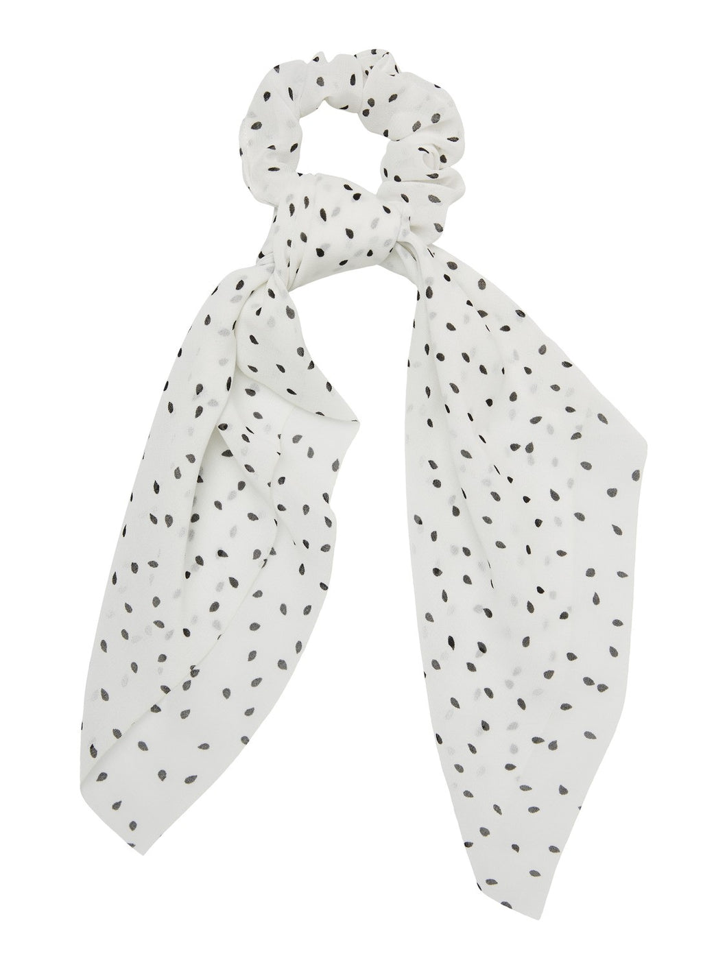 Tia Scrunchie - Snow White Spot