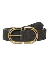 Load image into Gallery viewer, Mirrored D Ring Belt Black