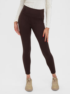 Mina Brown Leggings Trousers