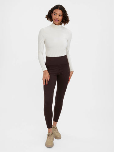 Mina Brown Leggings Trousers